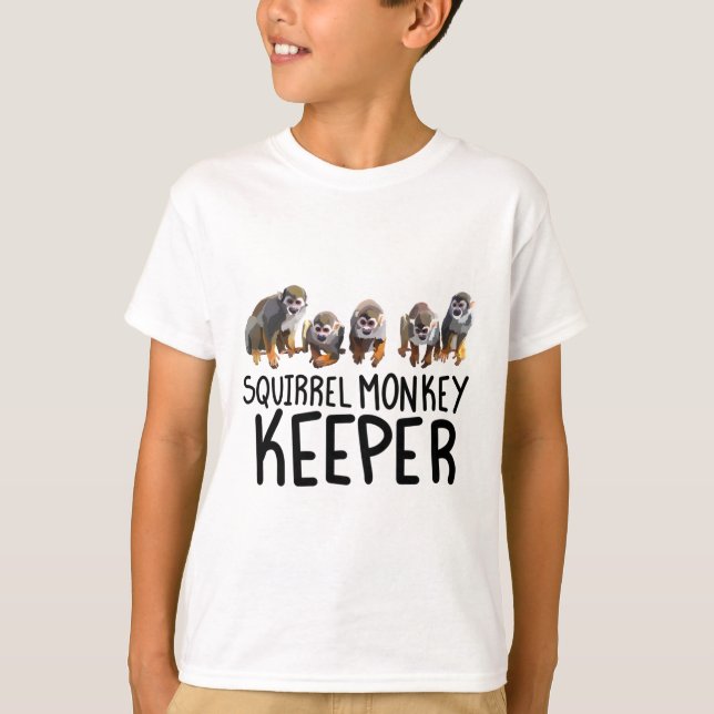 Squirrel Monkey Keeper T-Shirt (Front)
