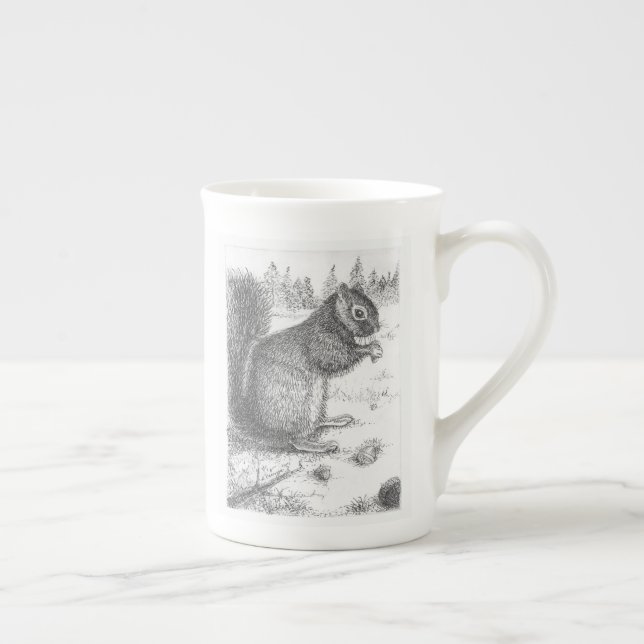 Squirrel Mug for lefty or righty (Right)