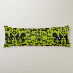 Squirrel Nordic Scandinavian Folk Art Body Cushion