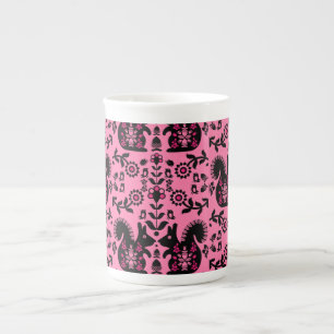 Squirrel Nordic Scandinavian Folk Art Bone China Mug