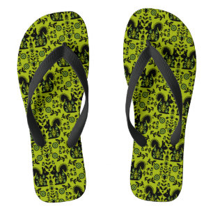 Squirrel Nordic Scandinavian Folk Art     Jandals