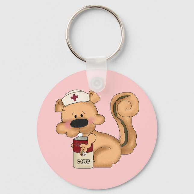 Squirrel Nurse keychain (Front)