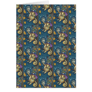 SQUIRREL OF SLEEPY HOLLOW, HALLOWEEN Blank CARD