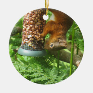 Squirrel Ornament, Not Just For Christmas! Ceramic Tree Decoration