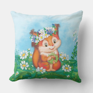Squirrel Outdoor Cushion