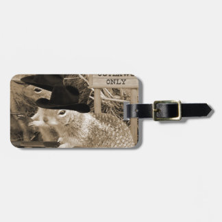 Squirrel Outlaws In The Old West Luggage Tag