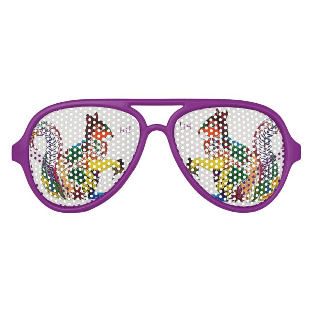 Squirrel Party Sunglasses (Front)
