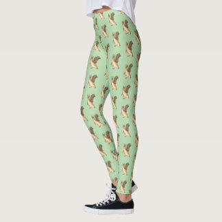 Squirrel Pattern Leggings