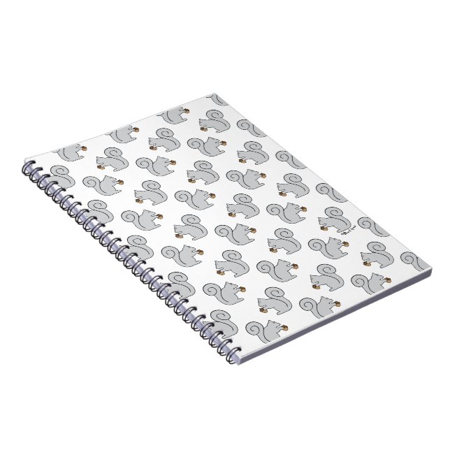 Squirrel Pattern Notebook (Right Side)