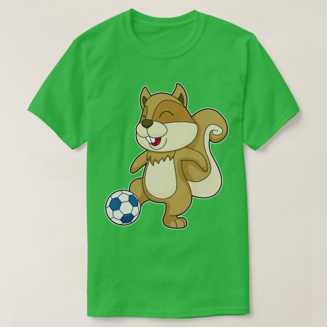 Squirrel player Soccer T-Shirt (Design Front)