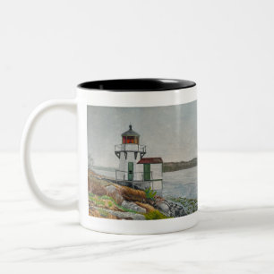 Squirrel Point Light Two-Tone Coffee Mug