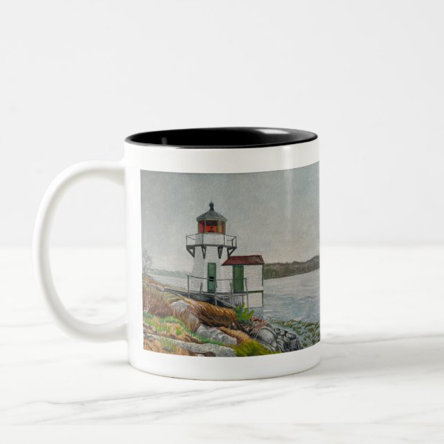 Squirrel Point Light Two-Tone Coffee Mug (Left)
