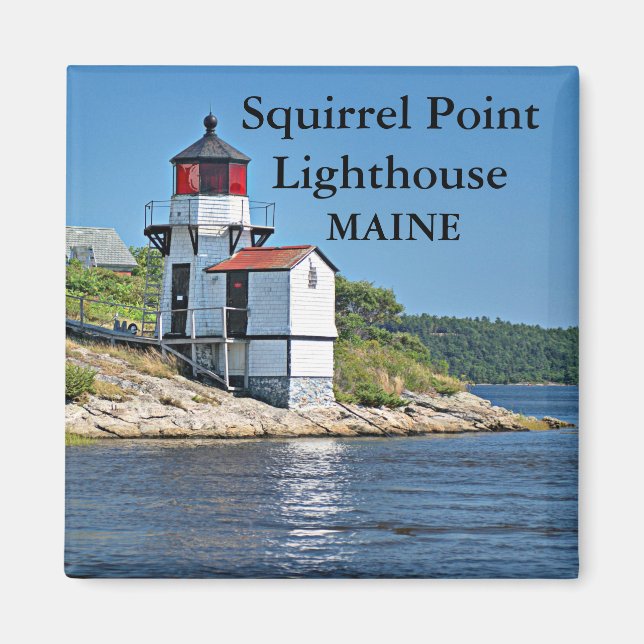 Squirrel Point Lighthouse, Maine Magnet (Front)