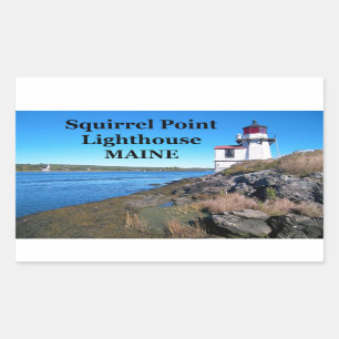Squirrel Point Lighthouse, Maine Stickers