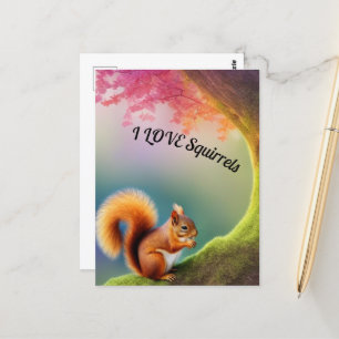 Squirrel postcard
