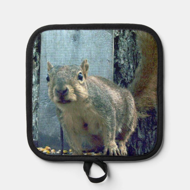 Squirrel  pot holder (Front)