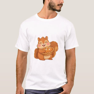 Squirrel Pumpkin Pie Thanksgiving T-Shirt