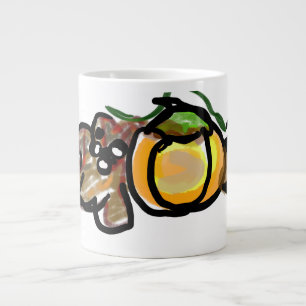 Squirrel pumpkins  large coffee mug