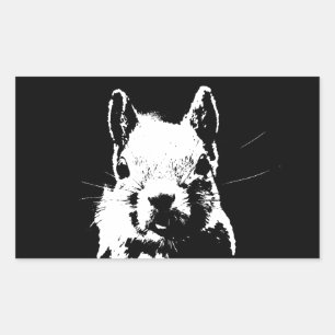 Squirrel Rectangular Sticker