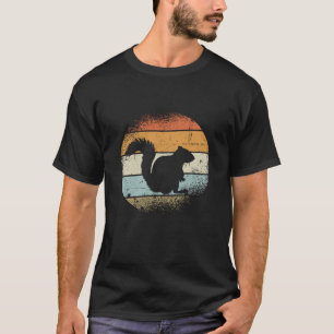 Squirrel Retro Design T-Shirt