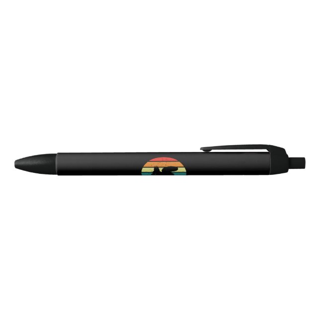 Squirrel Retro Squirrel Lover Black Ink Pen (Top)