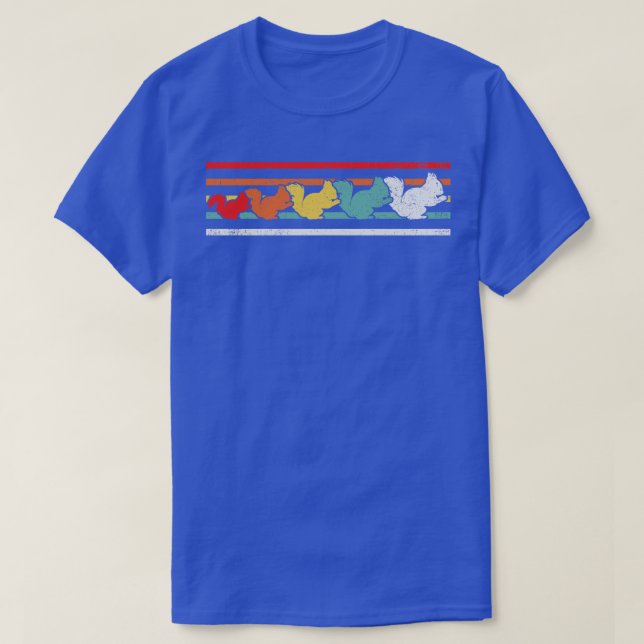 Squirrel Retro T-Shirt (Design Front)
