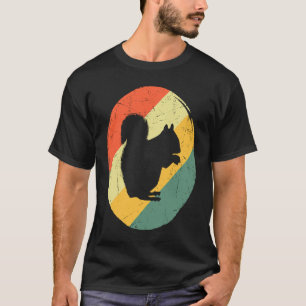 Squirrel Retro Vintage Men Women Kids Boys Girls T-Shirt
