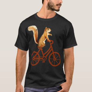 Squirrel Riding Bicycle Squirrel T-Shirt