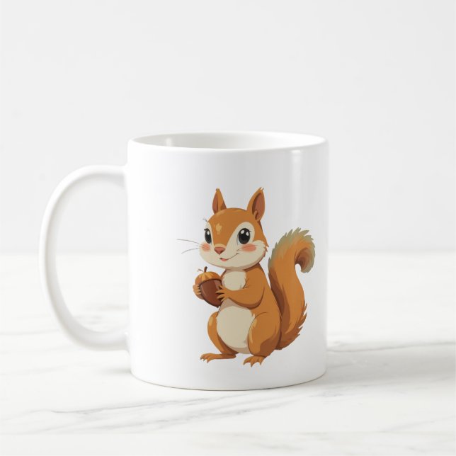 Squirrel’s Nutty Adventure Coffee Mug (Left)