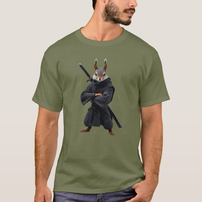 Squirrel Samurai T-Shirt (Front)