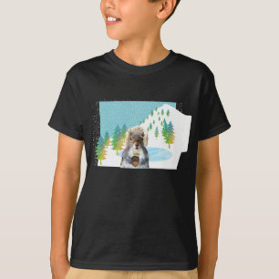 Squirrel Snowboarder T-Shirt