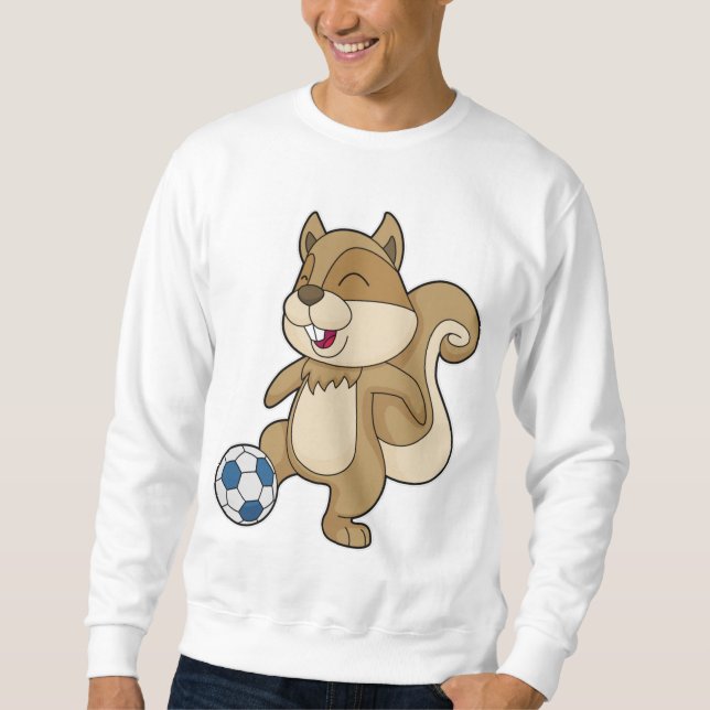 Squirrel Soccer player Soccer Sweatshirt (Front)