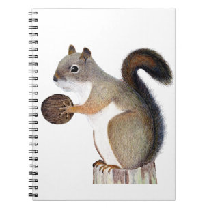 Squirrel Spiral Notebook