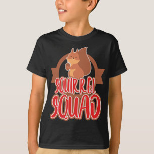 Squirrel Squad Funny Cute Pet Christmas T-Shirt