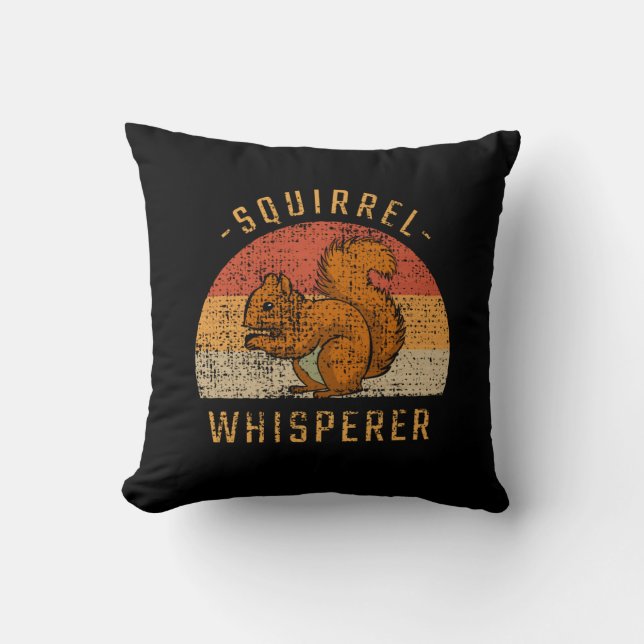 Squirrel - Squirrel Whisperer Cushion (Front)