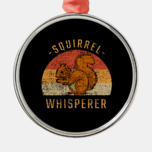 Squirrel - Squirrel Whisperer Metal Tree Decoration