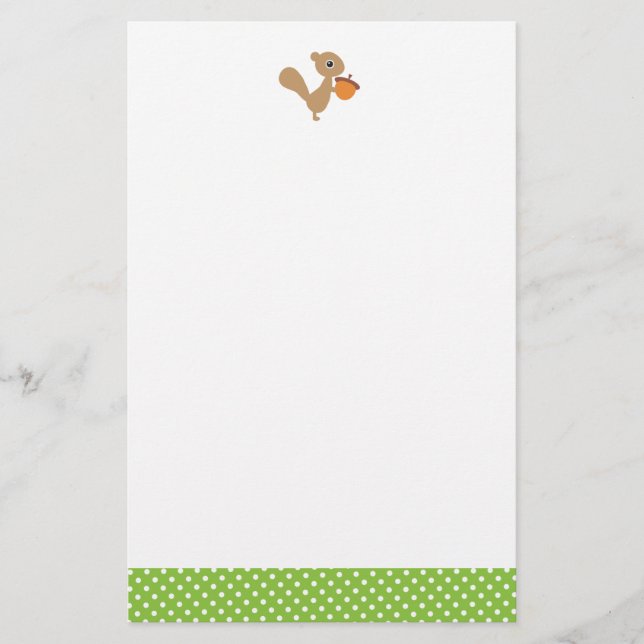 Squirrel! Stationery (Front)