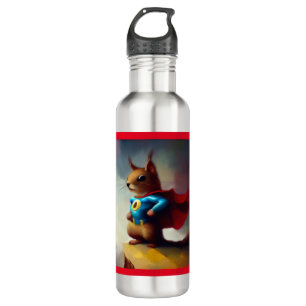 Squirrel Superhero 710 Ml Water Bottle