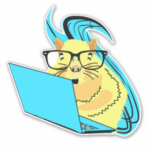 Squirrel tech sticker