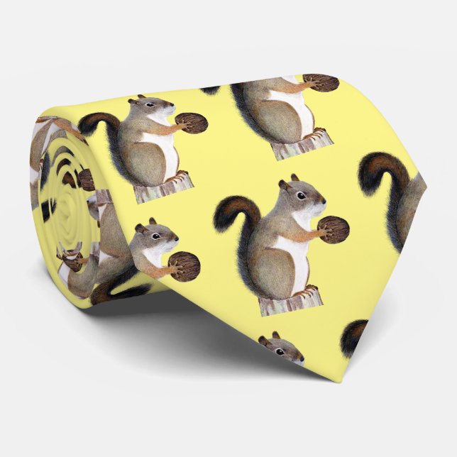 Squirrel Tie (Rolled)