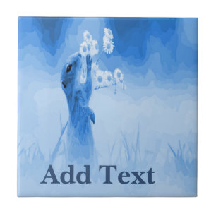 Squirrel  Tile, Dutch Look, Personalise Tile