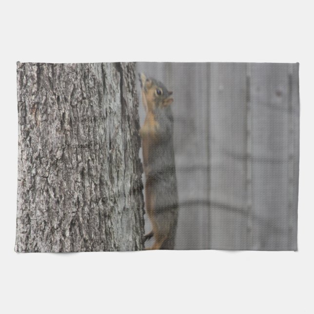 Squirrel Towel (Horizontal)