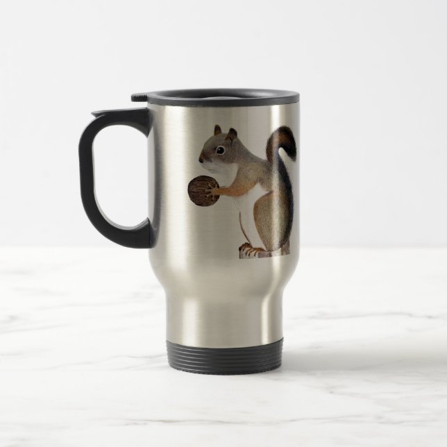Squirrel Travel Mug (Left)