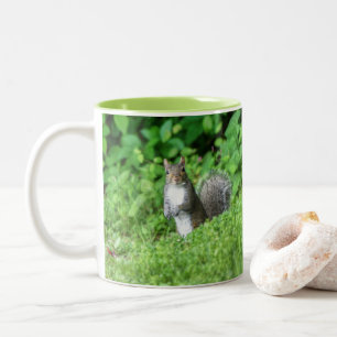 Squirrel Two-Tone Coffee Mug