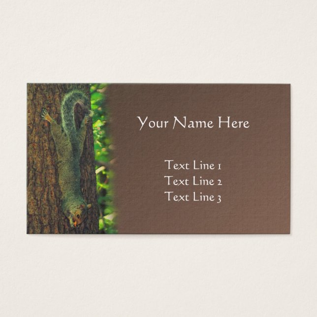 Squirrel Upside Down Animal Nature Art (Front)