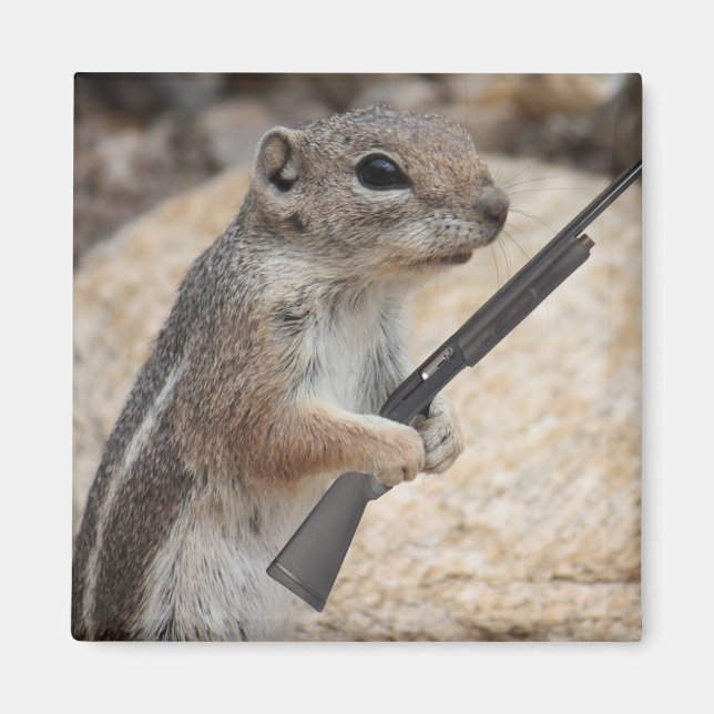 Squirrel Vengeance Magnet (Front)