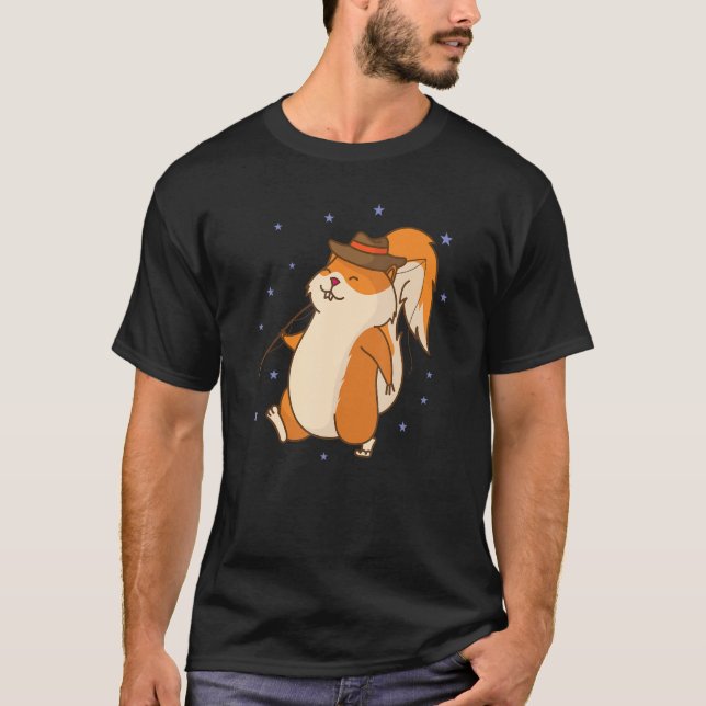 Squirrel walking Tree Rodent T-Shirt (Front)