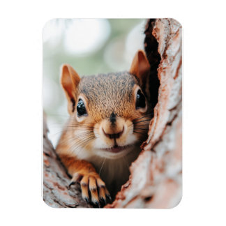 Squirrel Wild Animal Loving Portrait  Magnet