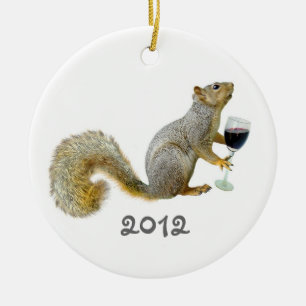Squirrel Wine 2012 Ornament