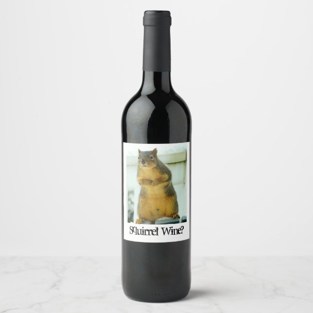 Squirrel Wine Wine Label (Front)